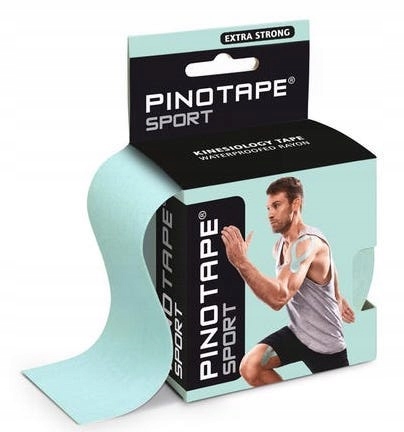 

Taśma kinesio 5cm x 5m Pinotape Sport tejp błękit