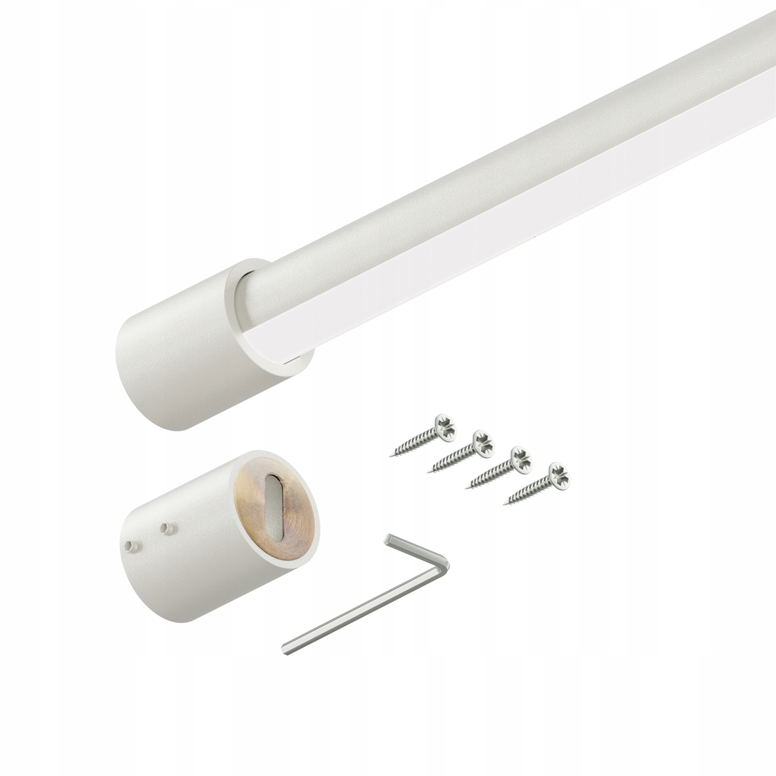 Tyč do šatní skříně na oblečení 25 mm Kašmír 200 cm Smart Led