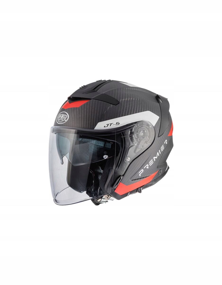 Kask Otwarty Premier JT5 Carbon Matt Bk/rd/wh XL APJETJT5CARM2M00XL