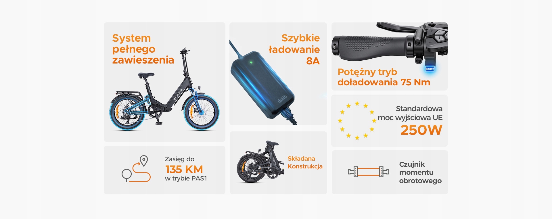Rower Elektryczny Engwe L20 3.0 Boost Kremowy Marka Engwe