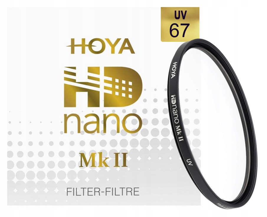 FILTR HOYA 67MM UV HD NANO MK II POWŁOKA FILTR HD Średnica 67mm