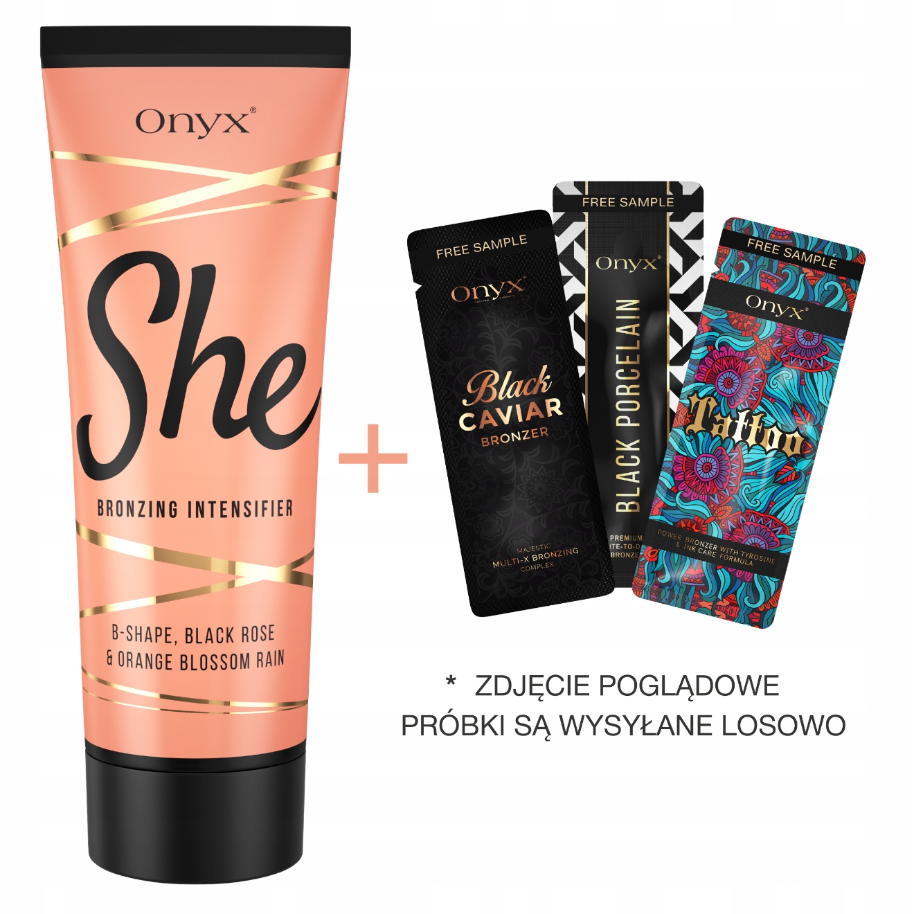 Onyx She dvojitý bronzer na opalování proti celulitidě pro ženy vzorky