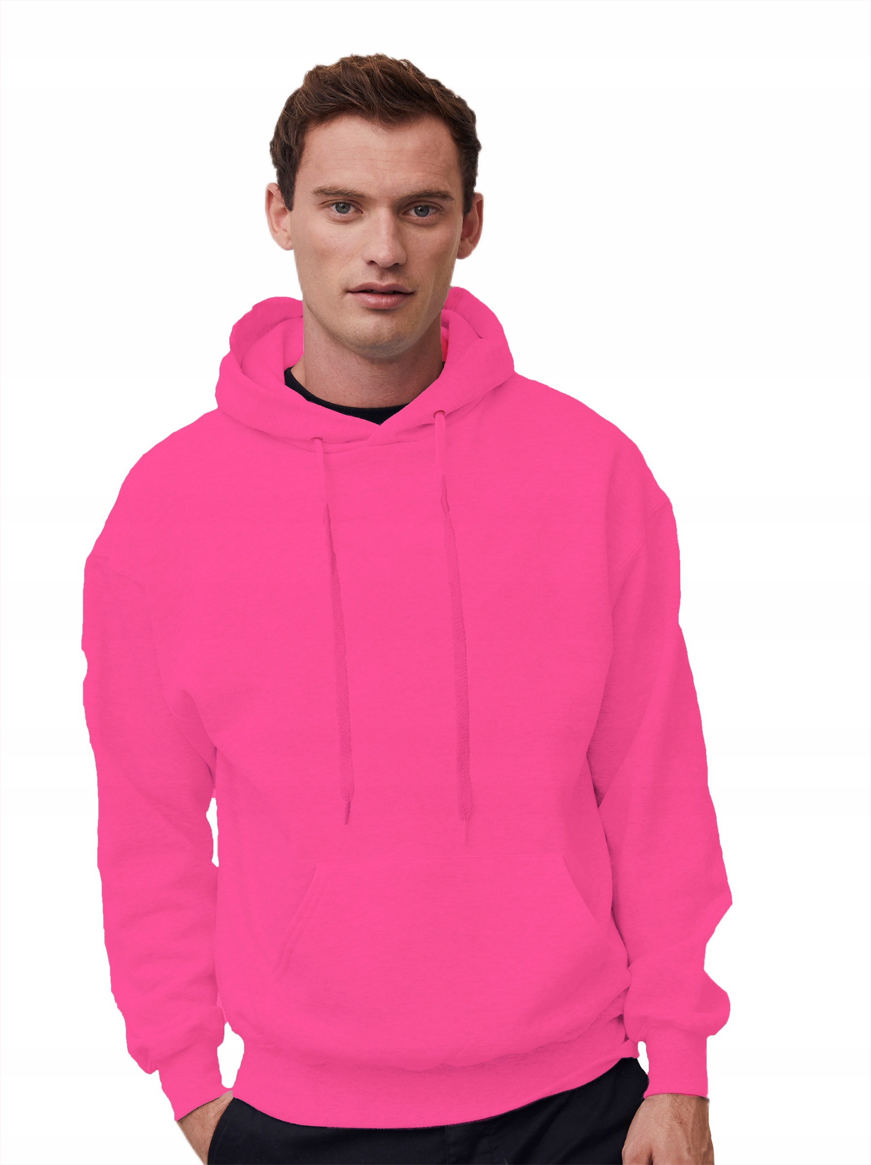 

Bluza z kapturem męska Fruit Classic, fuksja M