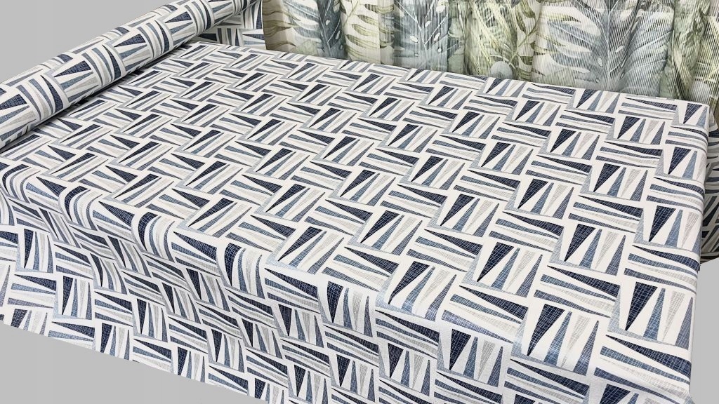 CERATA, CERATY, OBRUS, OBRUSY, BIAŁA - GRANATOWA - NIEBIESKA - POPIELATA Marka inna