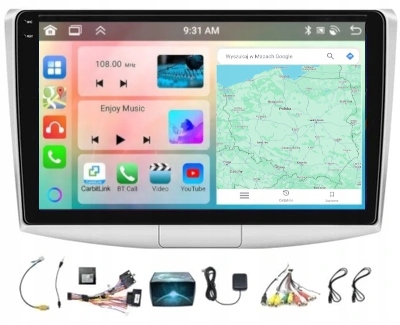 Rádio Navigácia Carplay Vw Passat B6 B7 CC Wifi Android 4GB 64GB