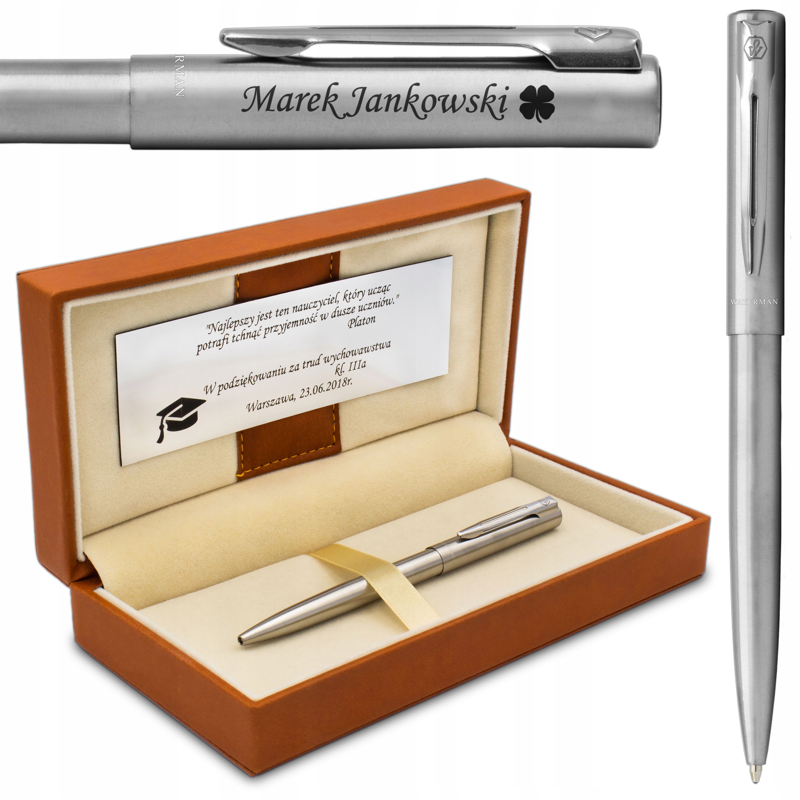 

Długopis Waterman Graduate Stal z Grawerem Tab T