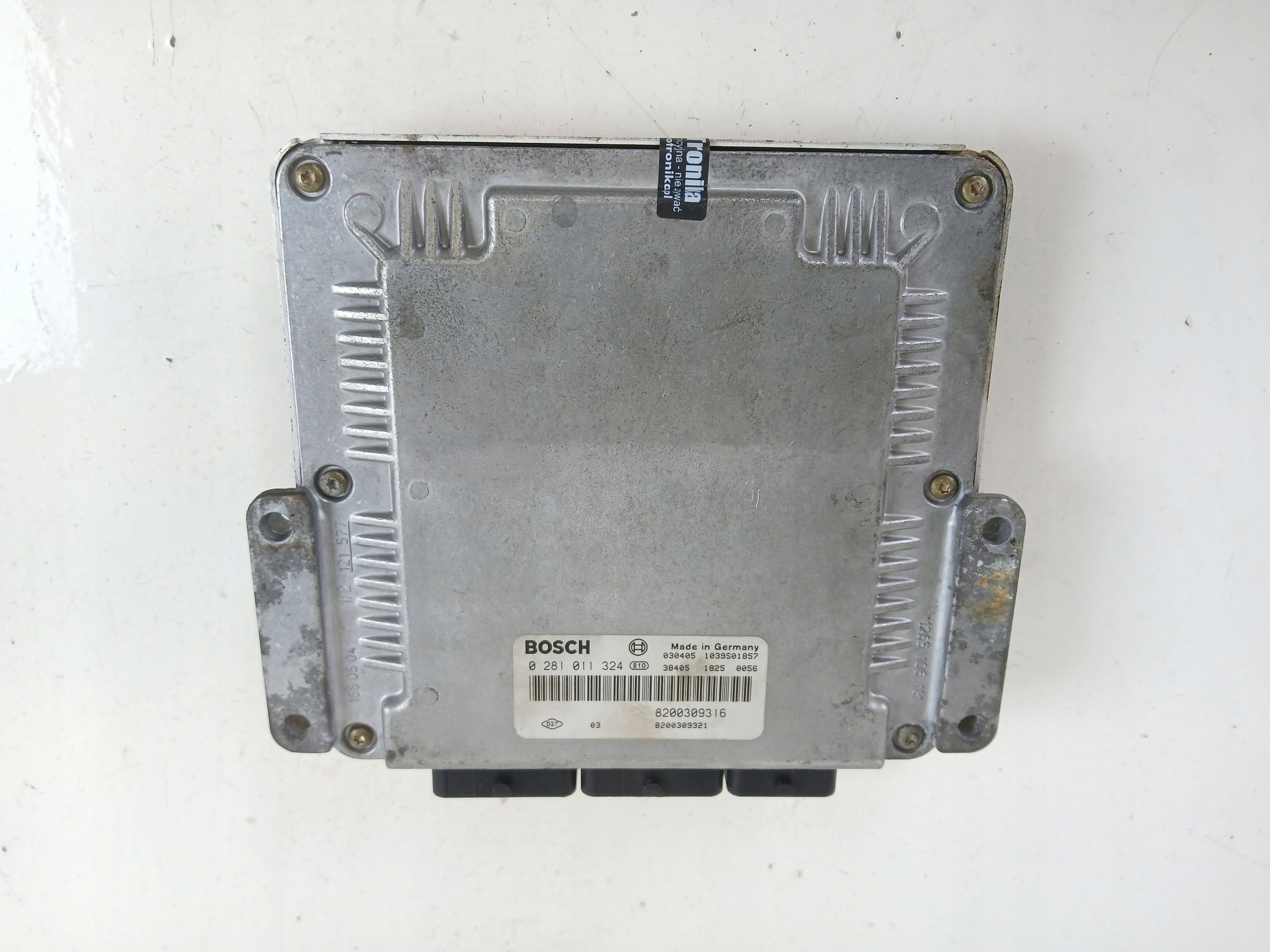 RENAULT LAGUNA II 1.9 DCI control unit of the engine 8200309316