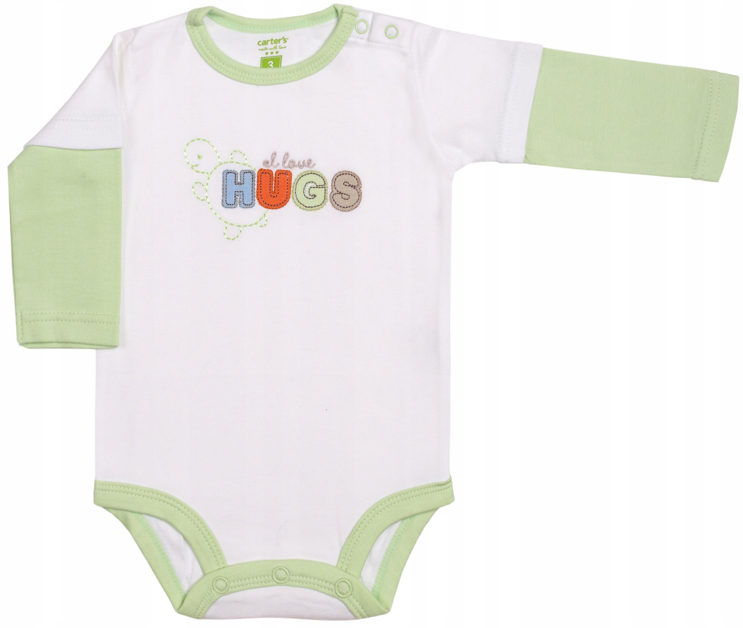 DOJČENSKÉ BODY CARTERS DĹŽKA RUKÁVA 68CM VEĽKÝ VÝBER