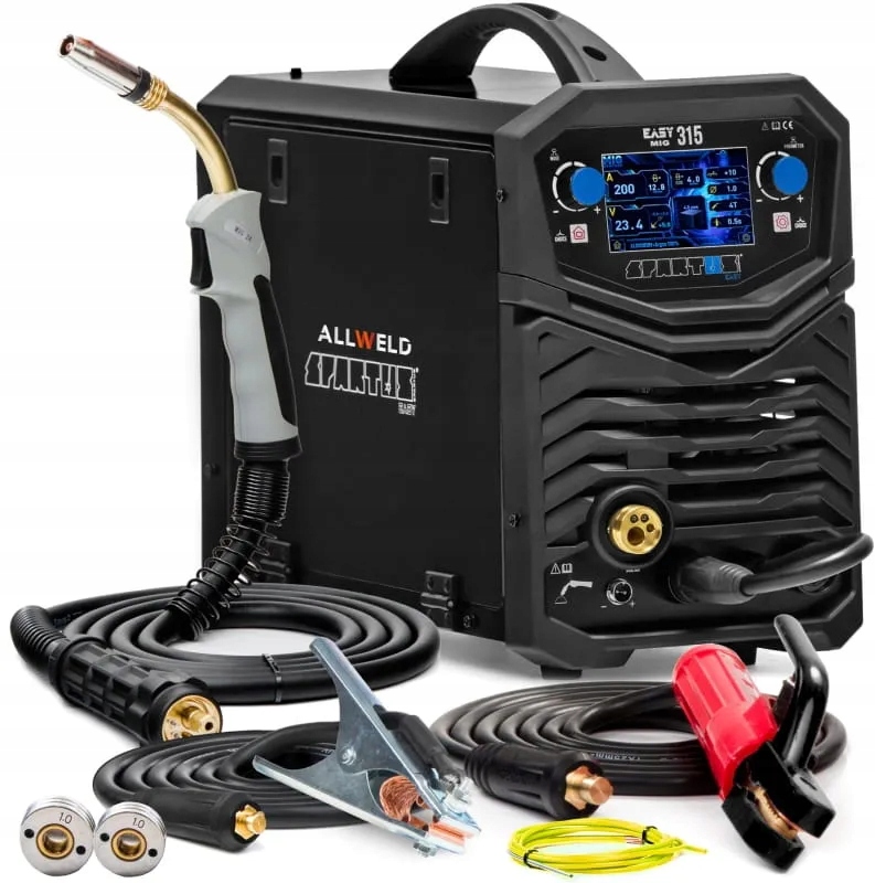Invertorová Svářečka Spartus Easymig 315 Migomat 300 A S LCD Displejem