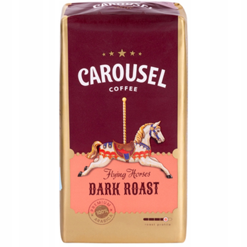 Levně Carousel Coffee Flying Horses Dark Roast 500 g