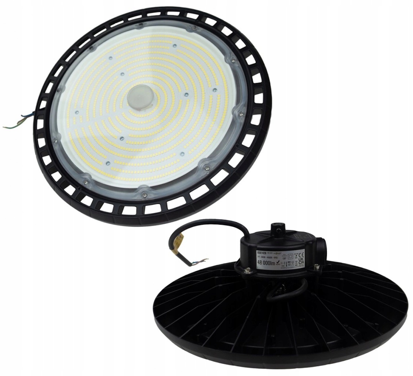 Priemyselná hermetická lampa High Bay Premium 140W/190W/240W 4000K