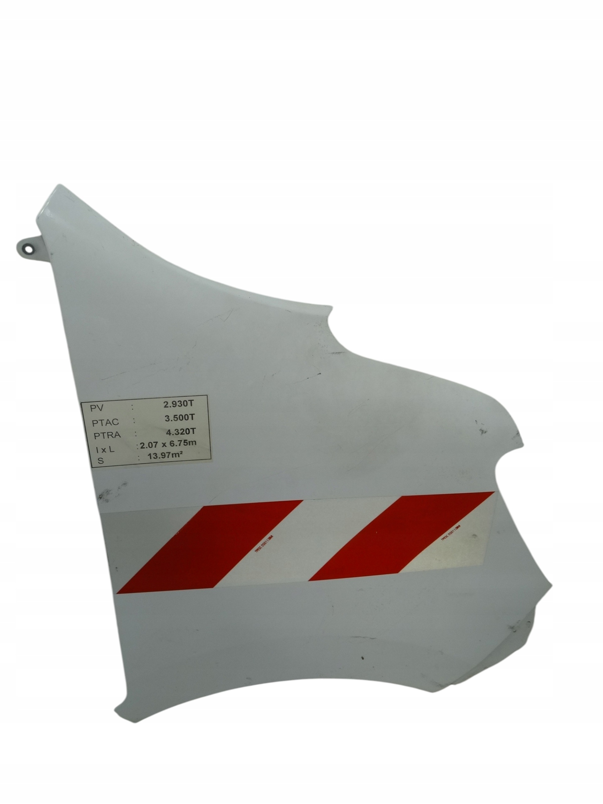 fender front right front RENAULT MASTER III 2016R- LIFT