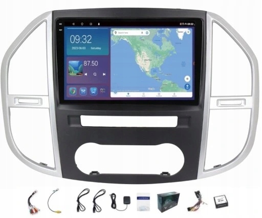 Navigační Rádio Gps Android Carplay Mercedes W447 2014-20 Wifi 4GB 64GB