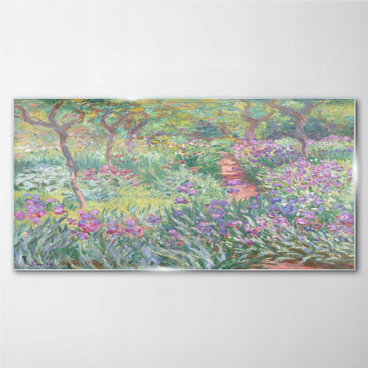 

Foto-obraz szklany Ogród w giverny Monet 100x50 cm