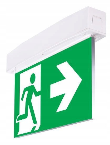 Evakuační nástěnné svítidlo Suprema D-std M 3H At IP54 Nt (E2, E3) 946