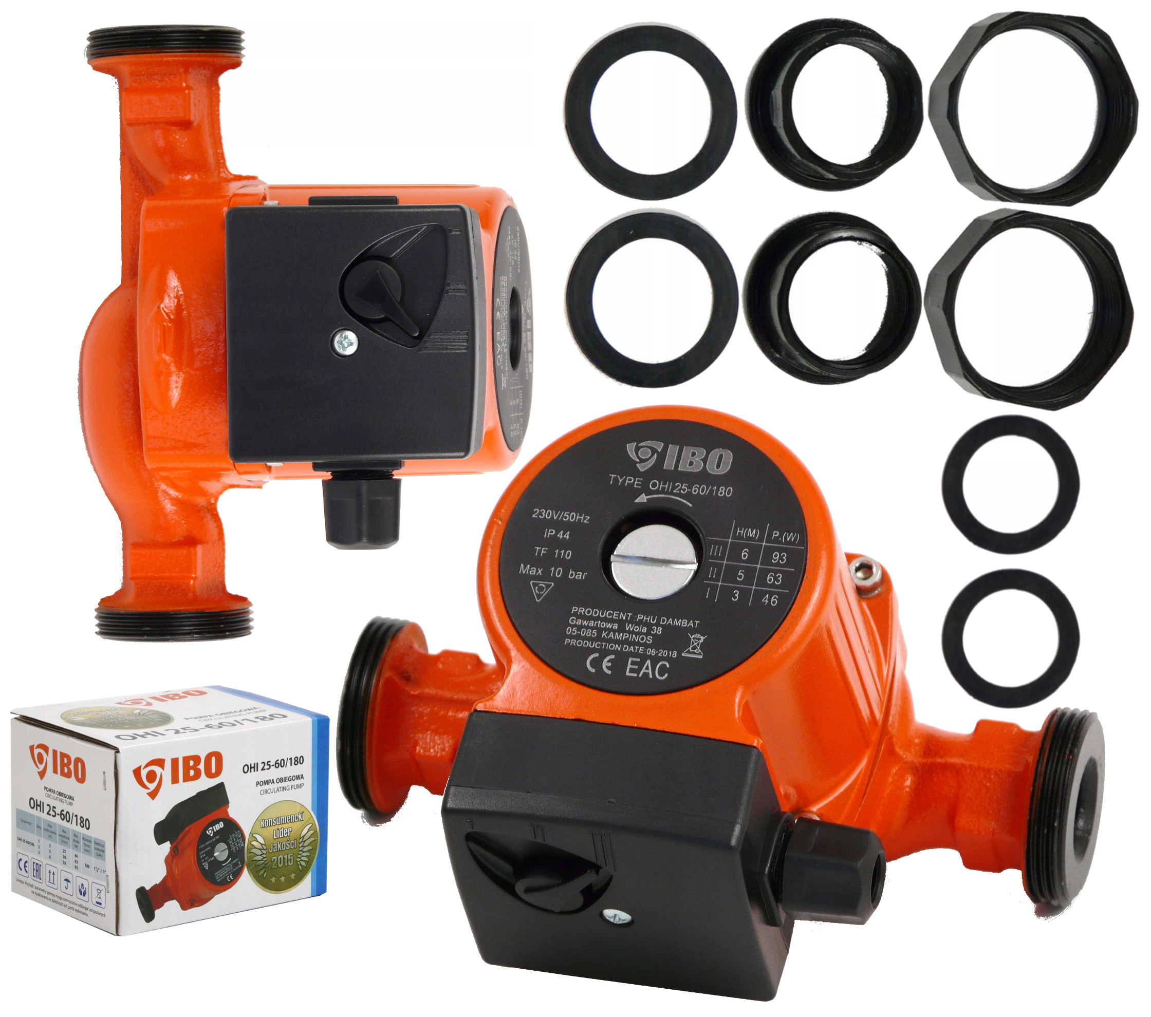 

Pompa Obiegowa Do Pieca Co 25-60 Śrubunki