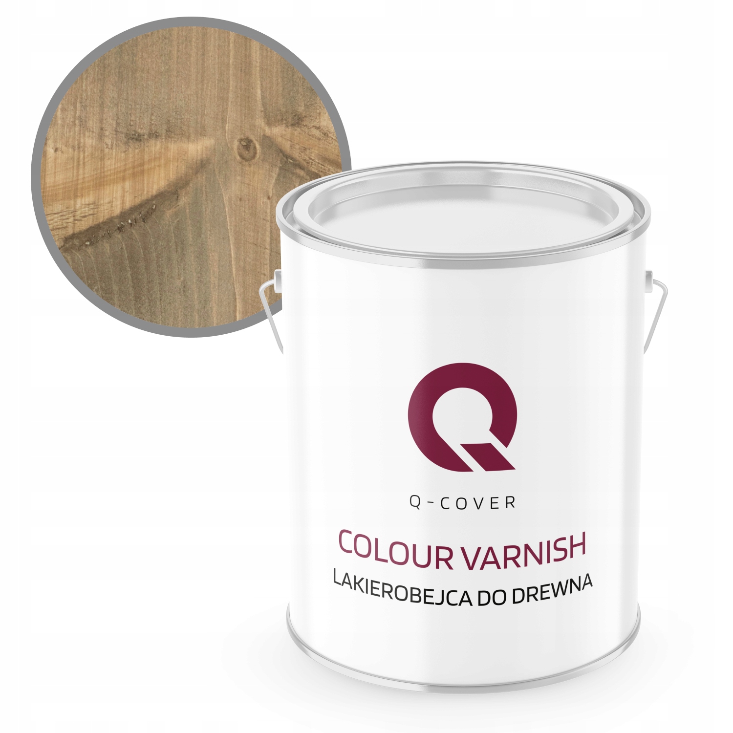 Lak Na Dřevo Rychleschnoucí 2,5 L Šedý Béžový Satén Výkonný 3V1 Uv