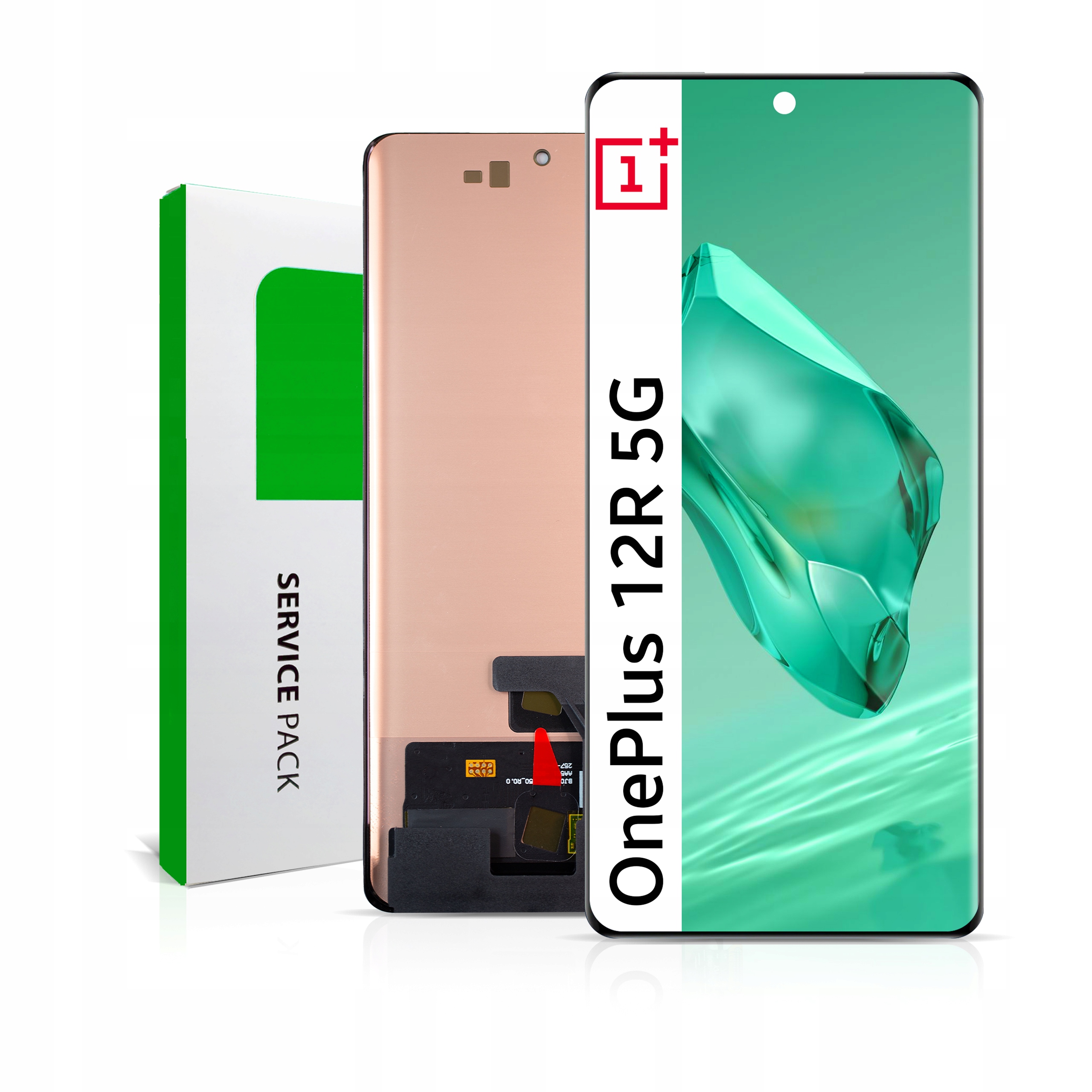 CPH2611 CPH2585 LCD OnePlus 12R 5G Service Pack Matrica Originál Zila