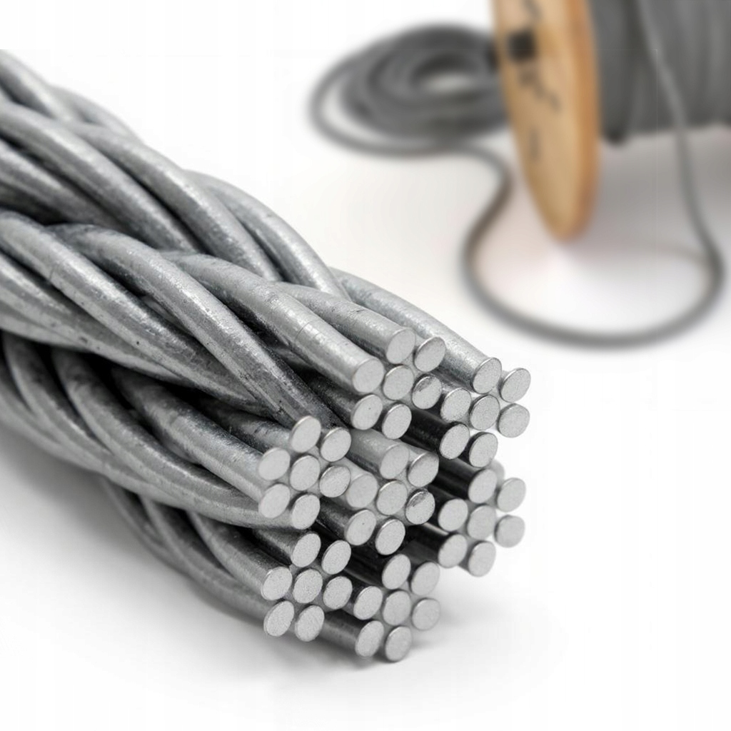 Ocelové lanko Nerezové Inox Kyselinovzdorná Odolné 7x7 2,5 mm 100 m