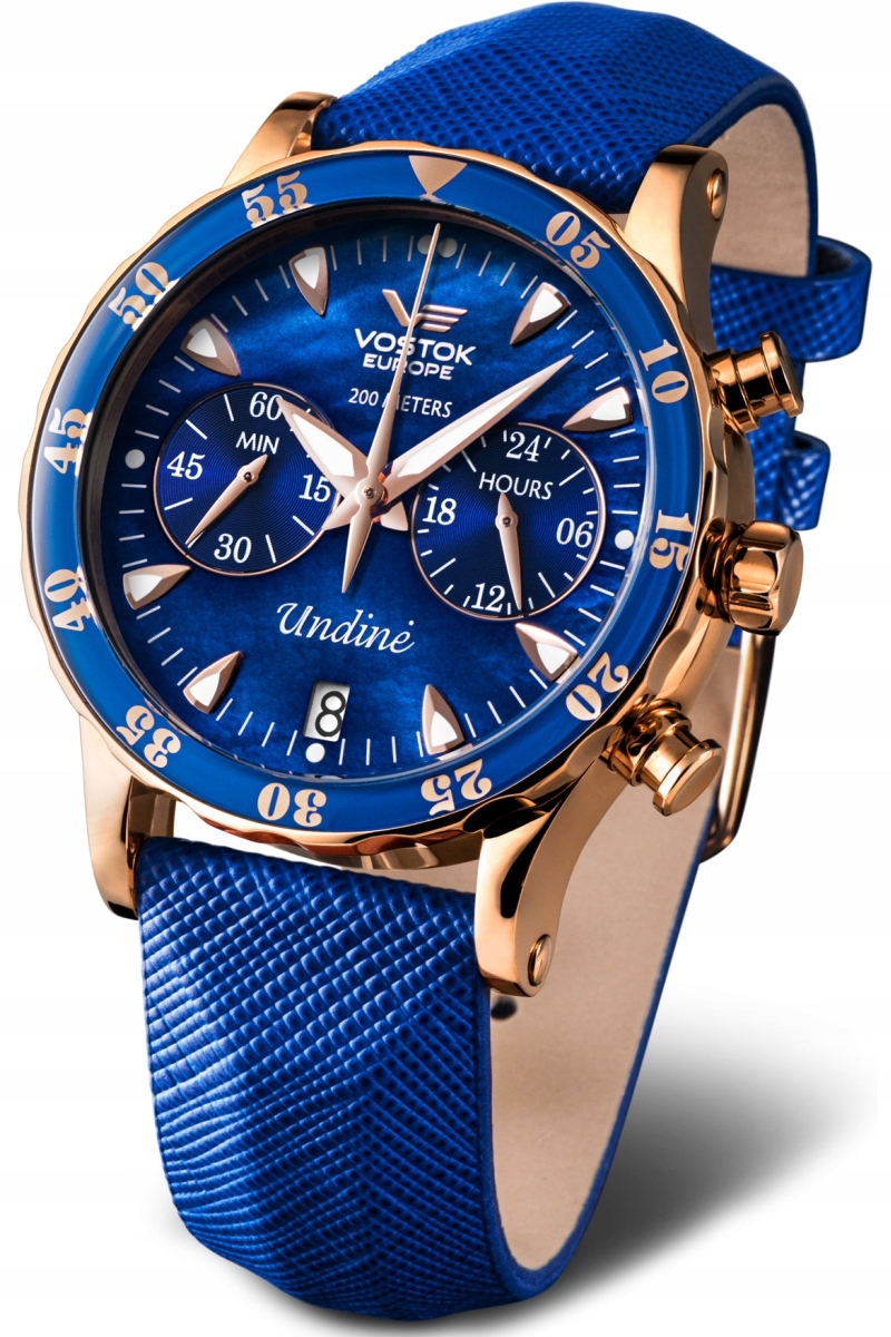 Nové originální dámské hodinky Vostok Europe VK64-515B670 Undine Chrono