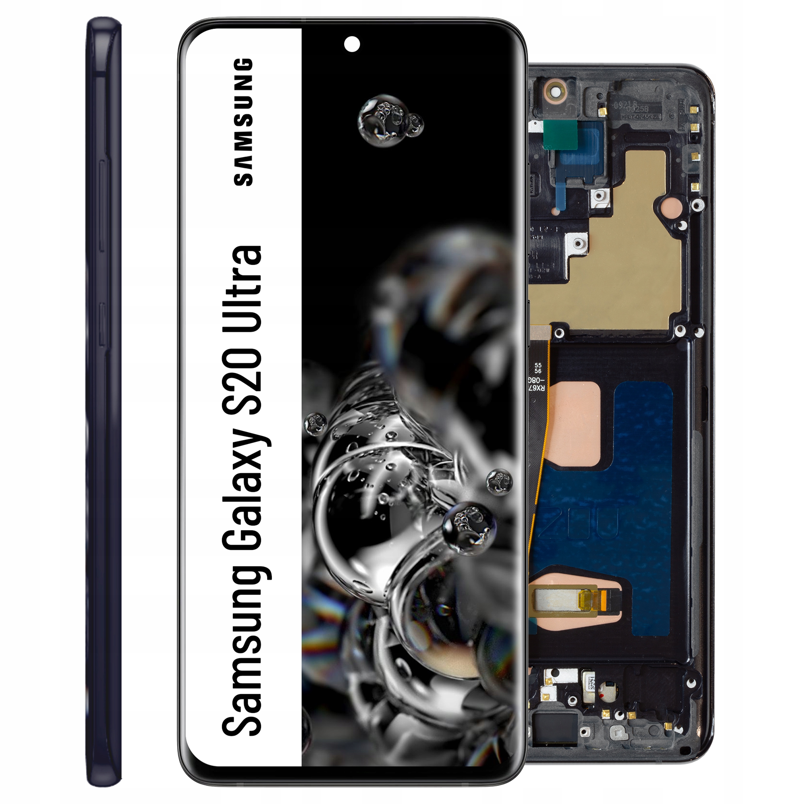 SM-G988U LCD pre Samsung S20 Ultra Displej Rámček Oled Snímač Big Size