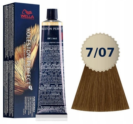 Farby do włosów Wella brązy Koleston Perfect ME+ 7/07 • Cena, Opinie ...
