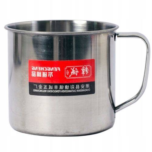 

Kubek Stal Stalowy 850 ML Turystyczny Z Raczka