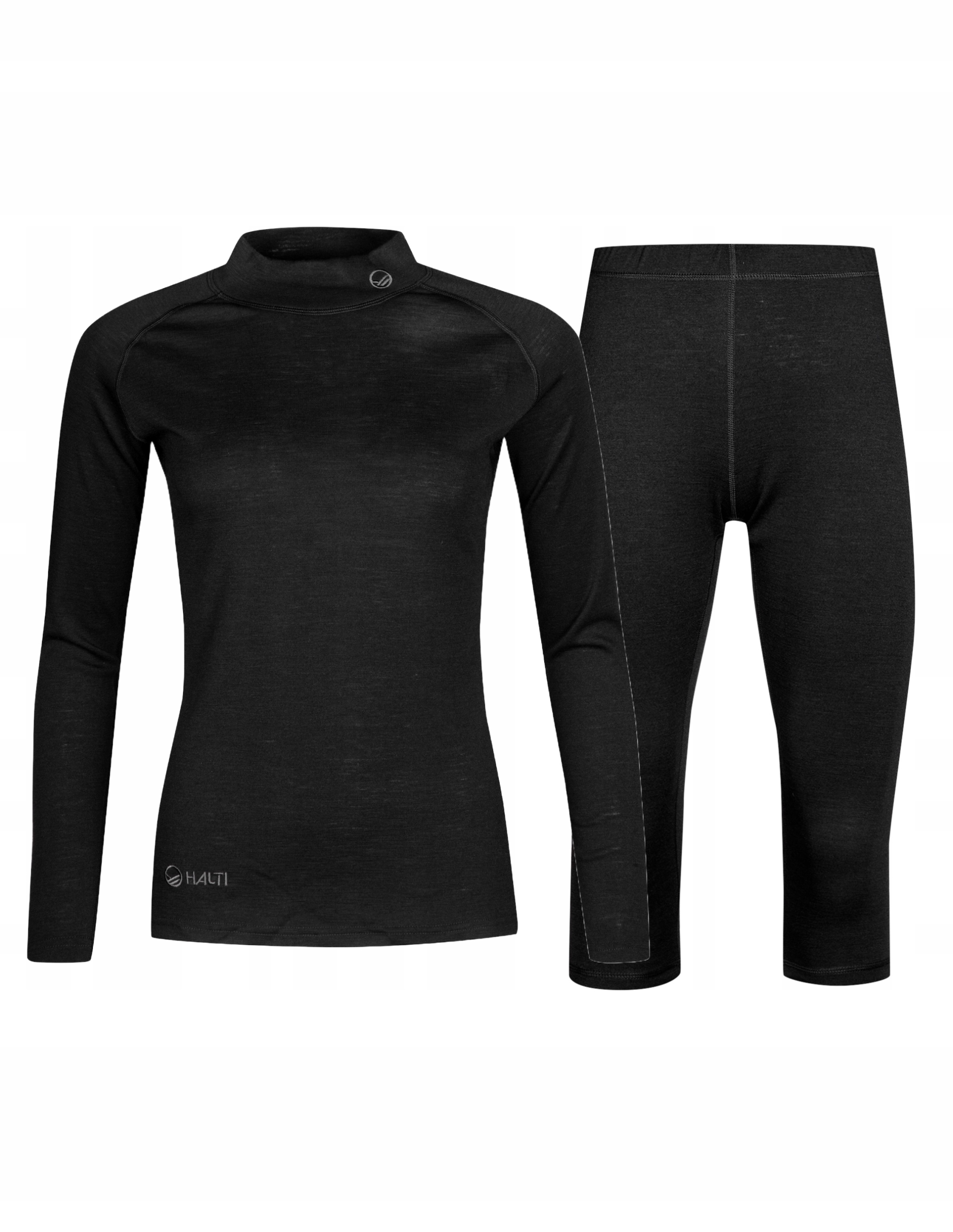 Komplet termoaktywny 3/4 damski Halti Neva Merino Czarny 36