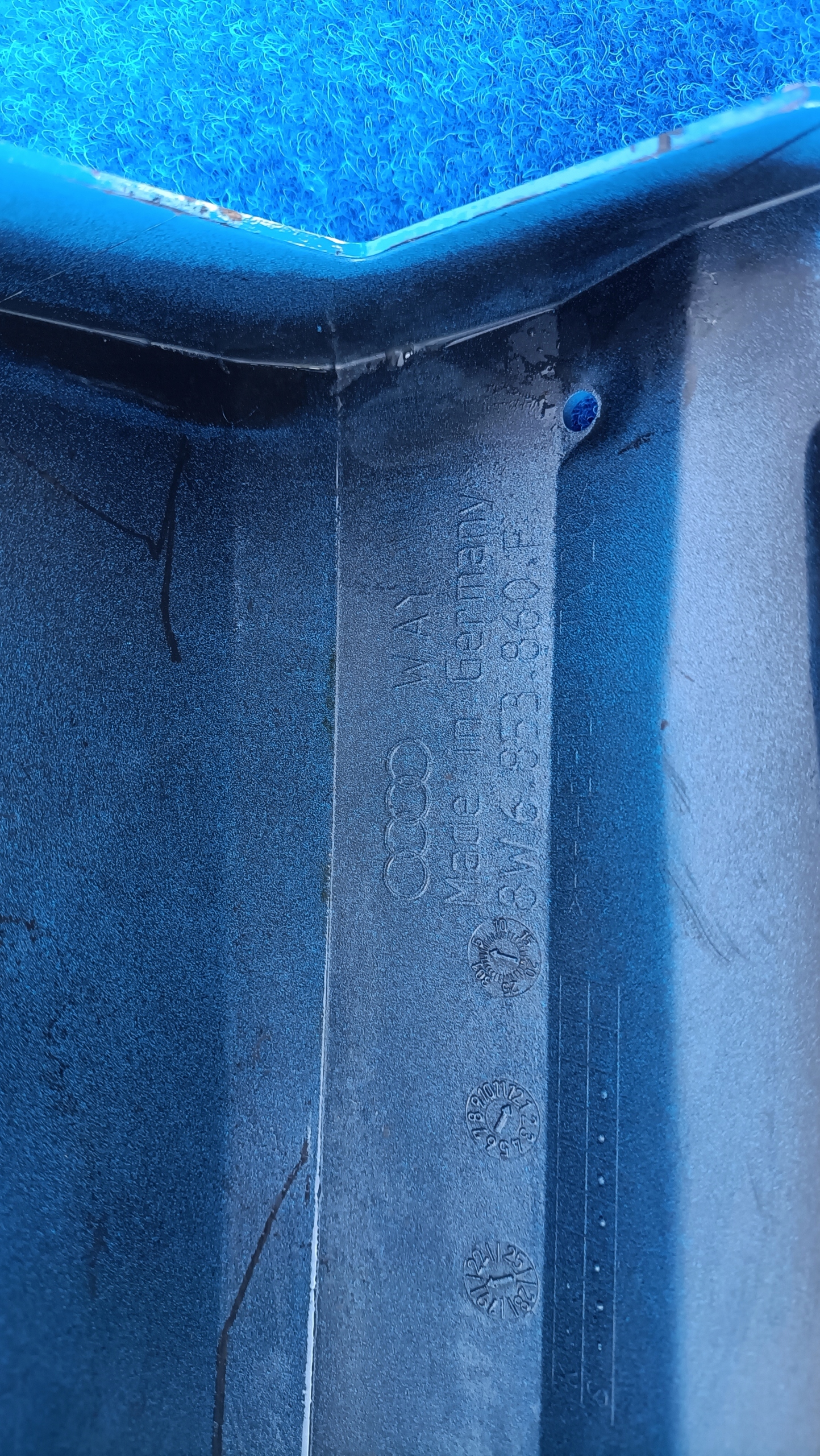 AUDI RS5 COUPE right threshold moulding threshold + supports 8W6853860F DK2009