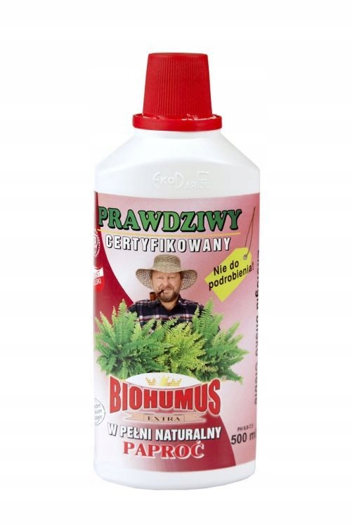 BIOHUMUS EXTRA NAWÓZ NATURALNY DO PAPROCI 0,5 L