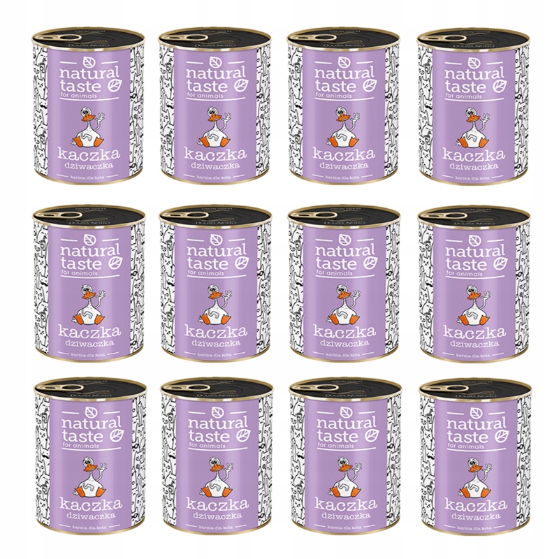 Levně Natural Taste Kachna Divoká 12x400 g