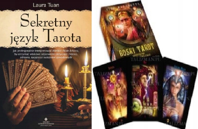 Sekretny język Tarota Boski tarot książka+ karty