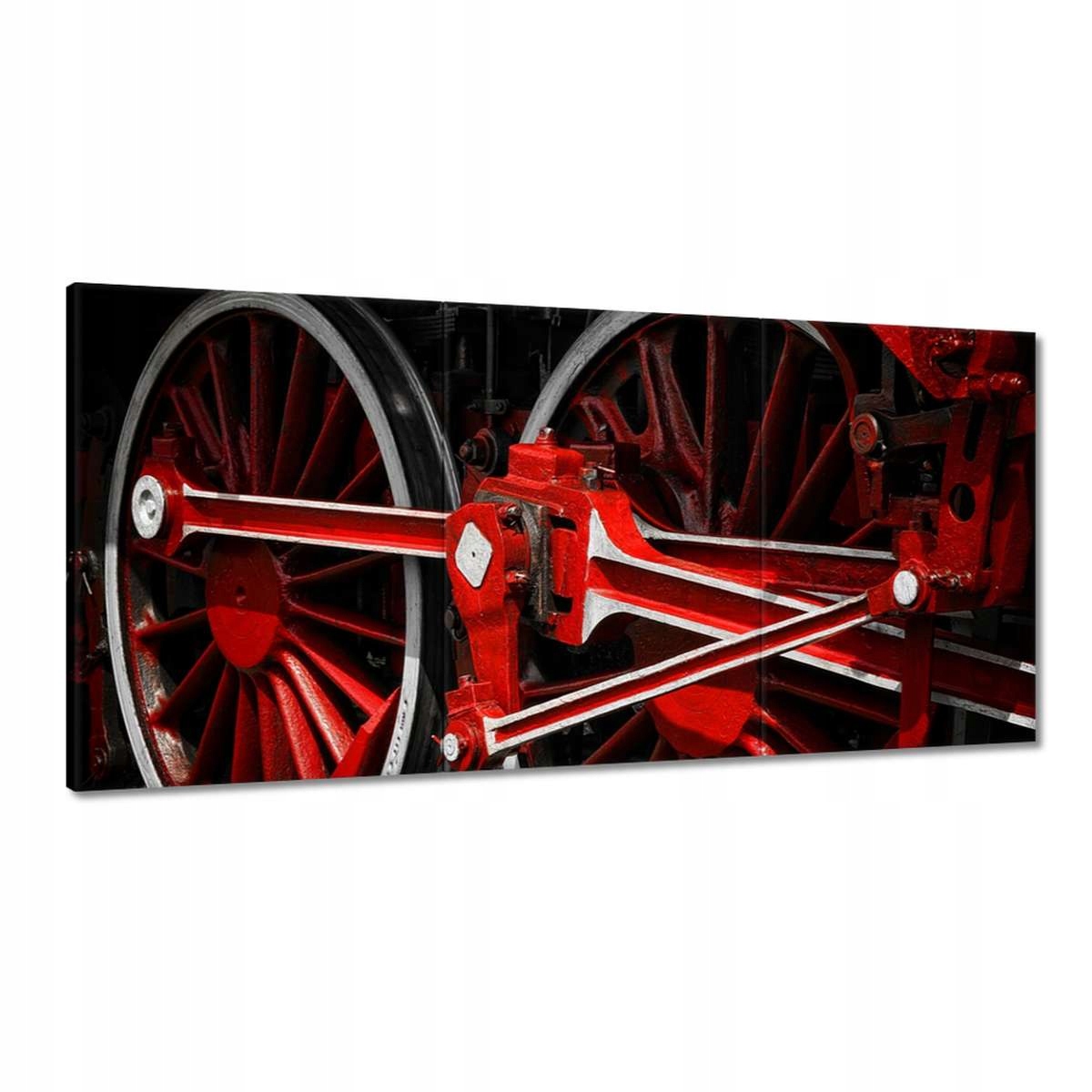Obrazy 180x90 Červené parné kruhy