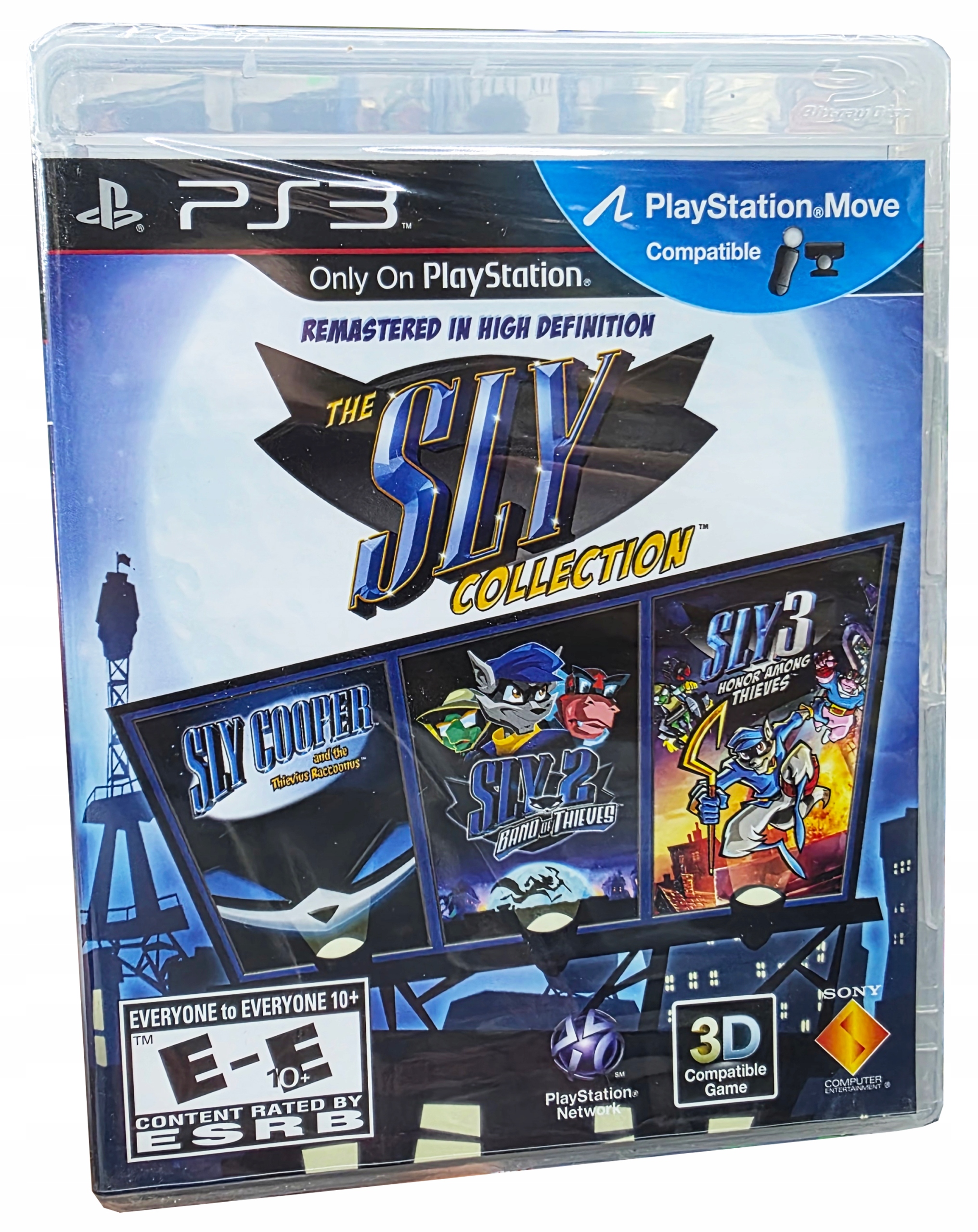 THE SLY COLLECTION HD TRILOGY PS3 3 CZĘŚCI SLY ANG OKŁADKA NOWA W FOLII