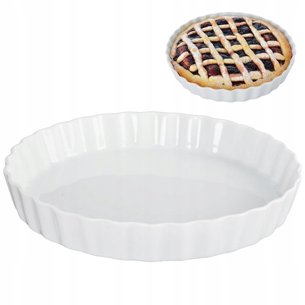 

Okrągła Ceramiczna Forma Do Pieczenia Tarty 24CM