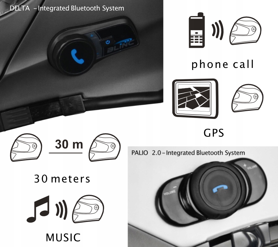 Kask ORIGINE PALIO 2.0 + BT SOLID black matt XS Rozmiar XS