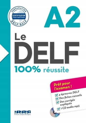 DELF A2 100% reussite + CD audio wydawnictwoDidier