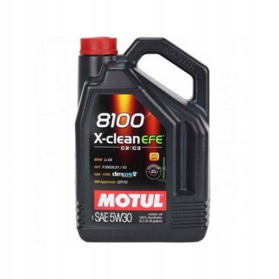 Motul 8100 X-Clean Efe 5W30 5L 109471