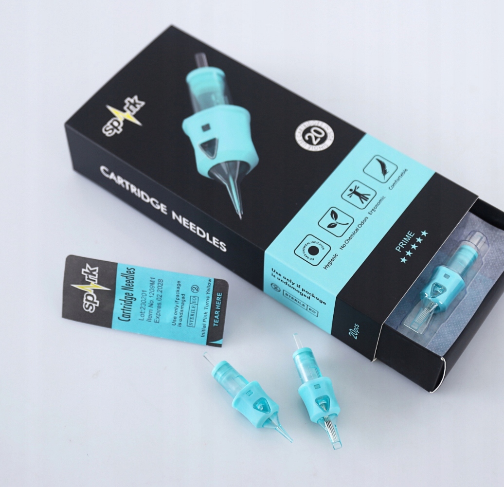 20x 0.35mm 11RS Tattoo Cartridge Kartridż Kartridże do Tatuażu Spark Prime