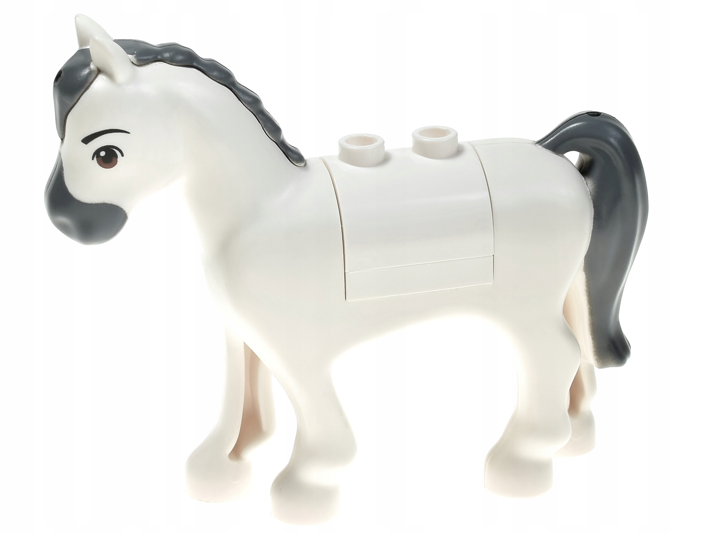 

Lego Konik szary ogon 93083c01pb13 biały