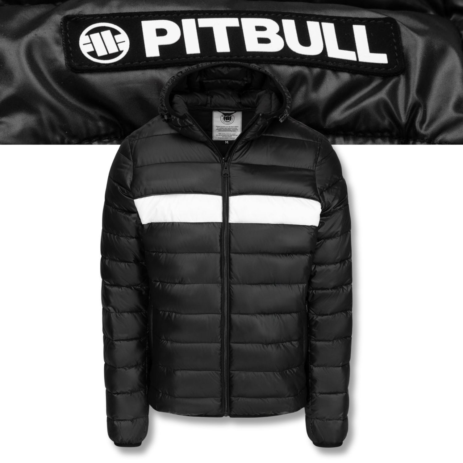 Pánská Zimní bunda Pitbull , silná, zateplená, prošívaná, s kapucí , Shatto