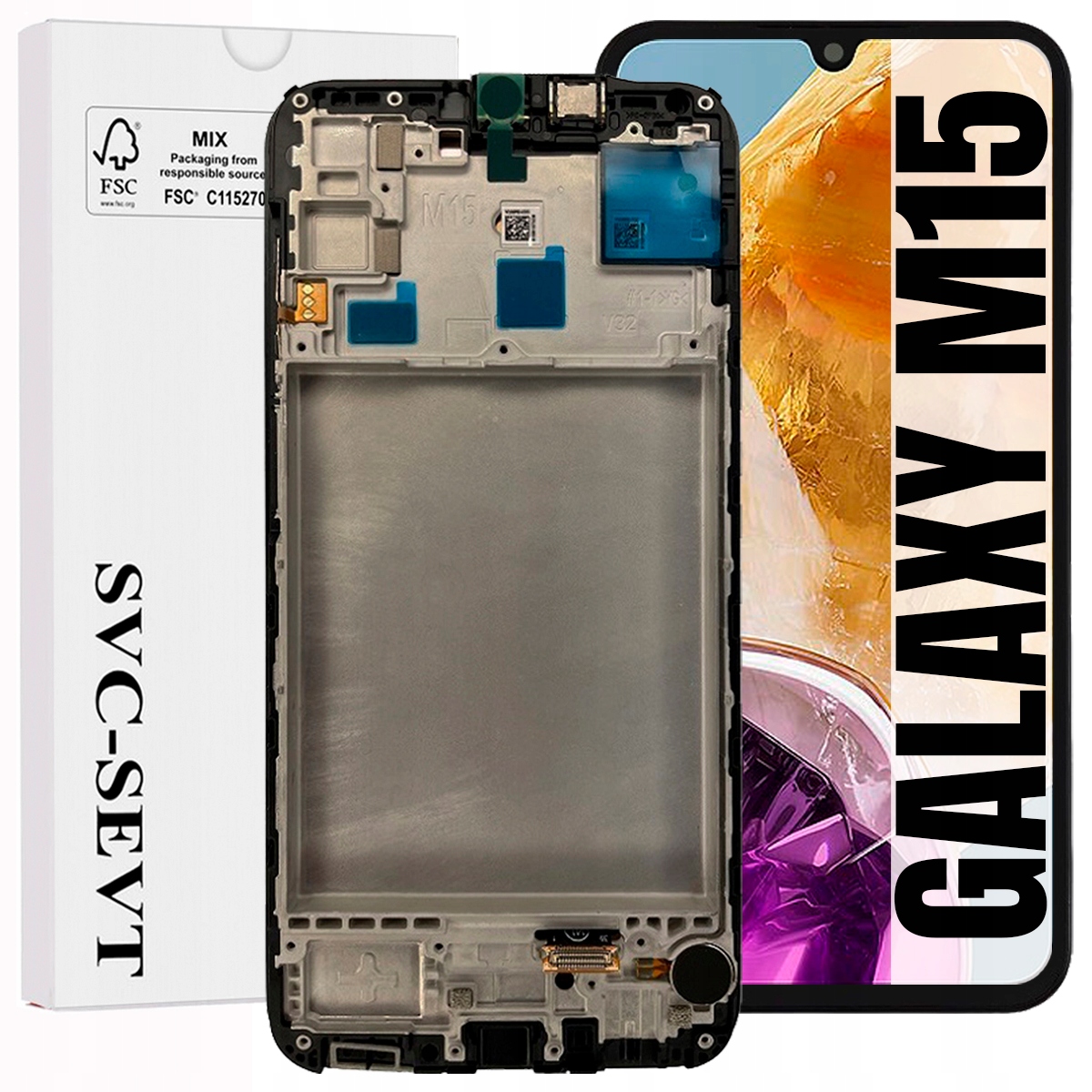 Displej Pro Samsung Galaxy M15 5G M156 Originál Oem LCD Displej +rámeček