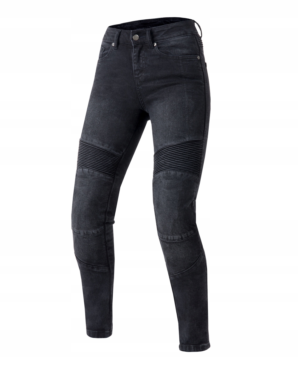 KLASYCZNE JEANSY MOTOCYKLOWE AGNESS II BLACK 2XL