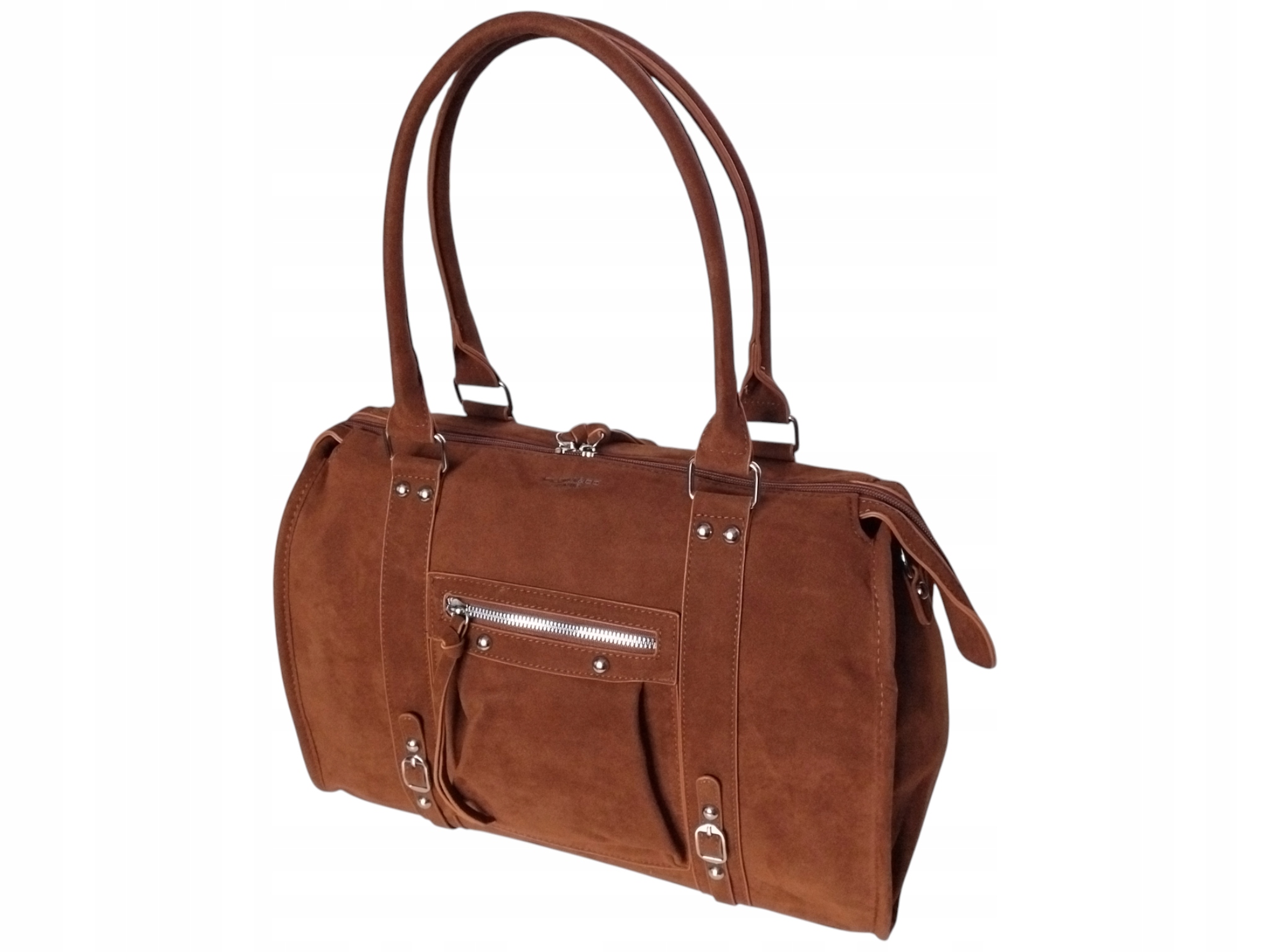 Flora&Co Dámská nákupní taška Camel Velká taška Eko Semišová Hnědá