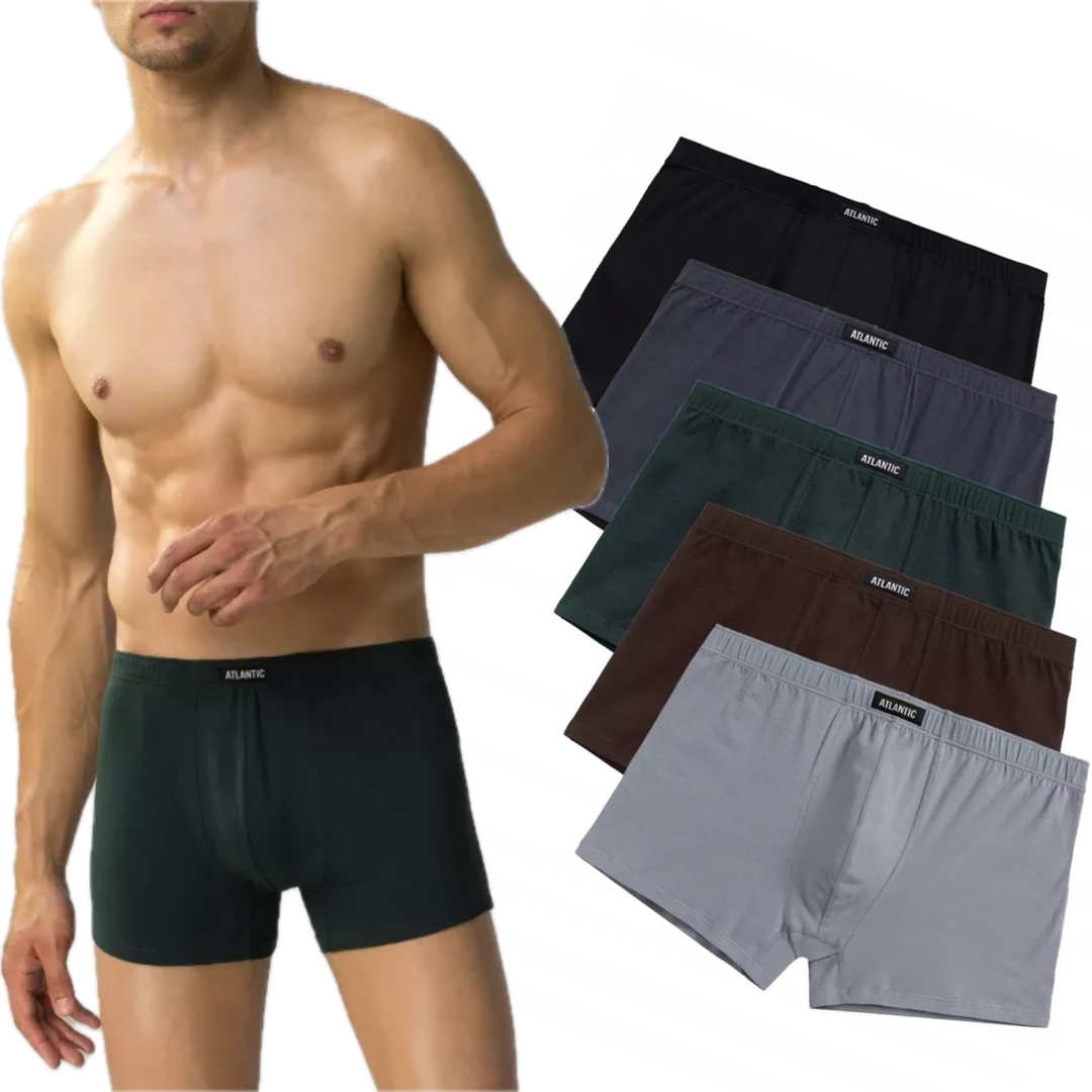Bokserki męskie Atlantic szorty 5SMH-002 bokserki męskie zestaw 5szt r.M