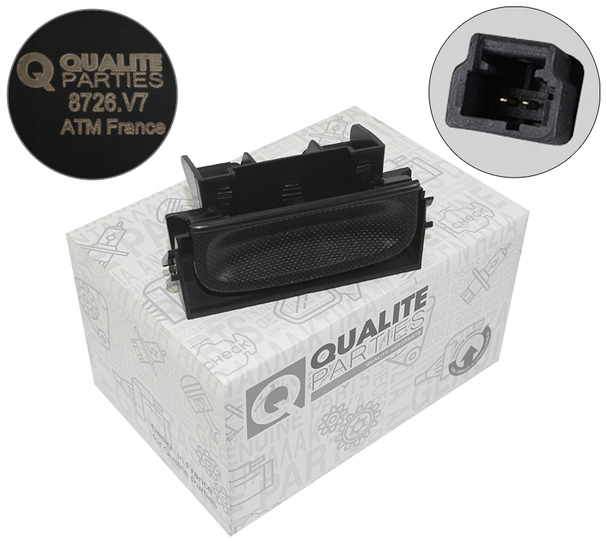 KLAMKA TYLNEJ KLAPY CITROEN C4 PICASSO GRAND 06-13 Numer katalogowy części 8726.V7, 6554.V5