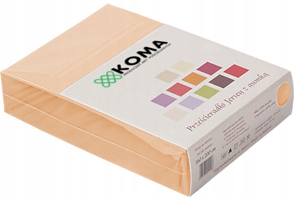 PRZEŚCIERADŁO 80x160 JERSEY Z GUMKĄ ŁOSOSIOWE