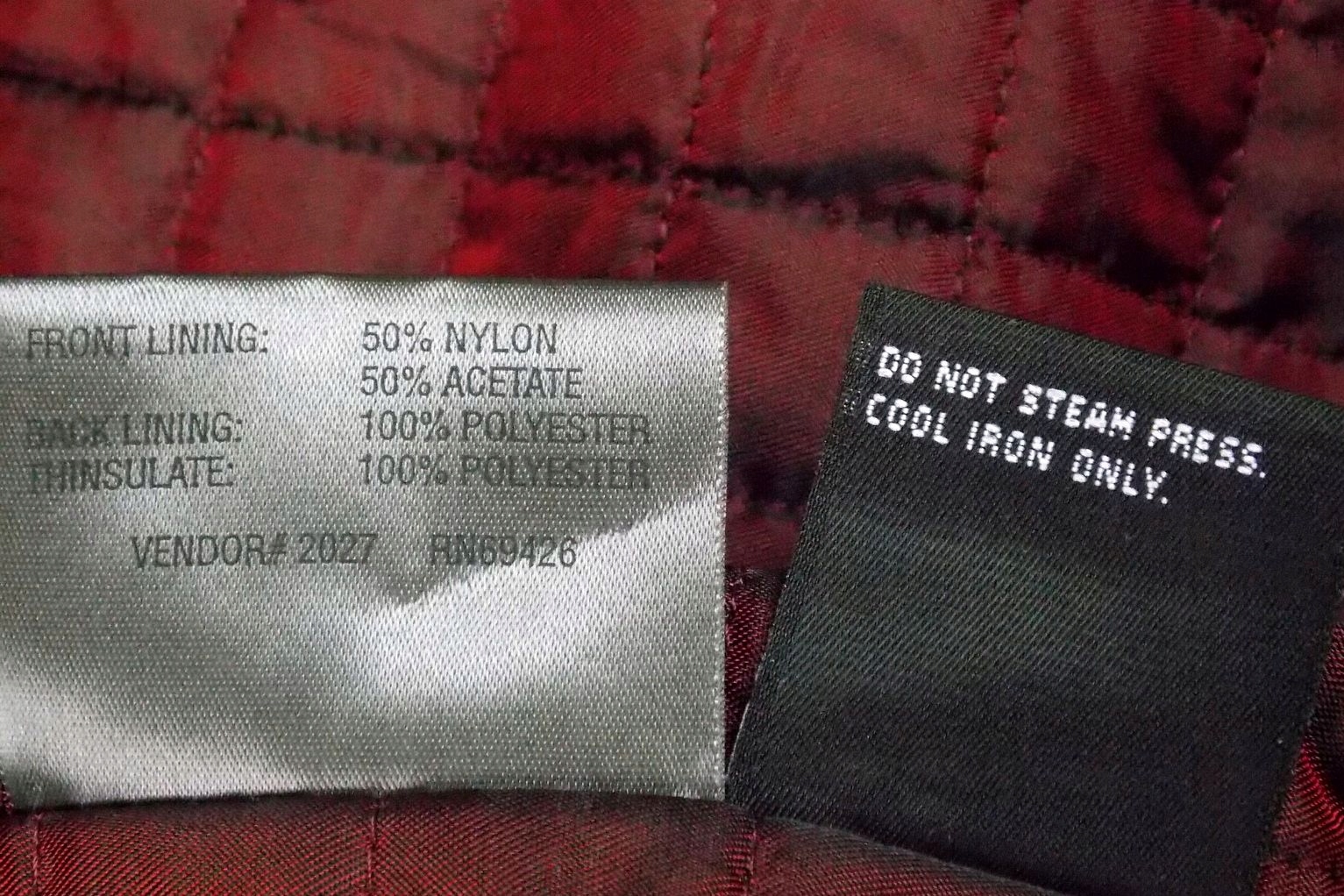 WILSONS skórzana kurtka elegancja thinsulate L Wzór dominujący bez wzoru