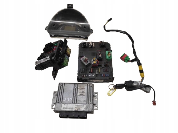 CITROEN C2 03- 1.4I ZESTAW STARTOWY STEROWNIK 9653106480