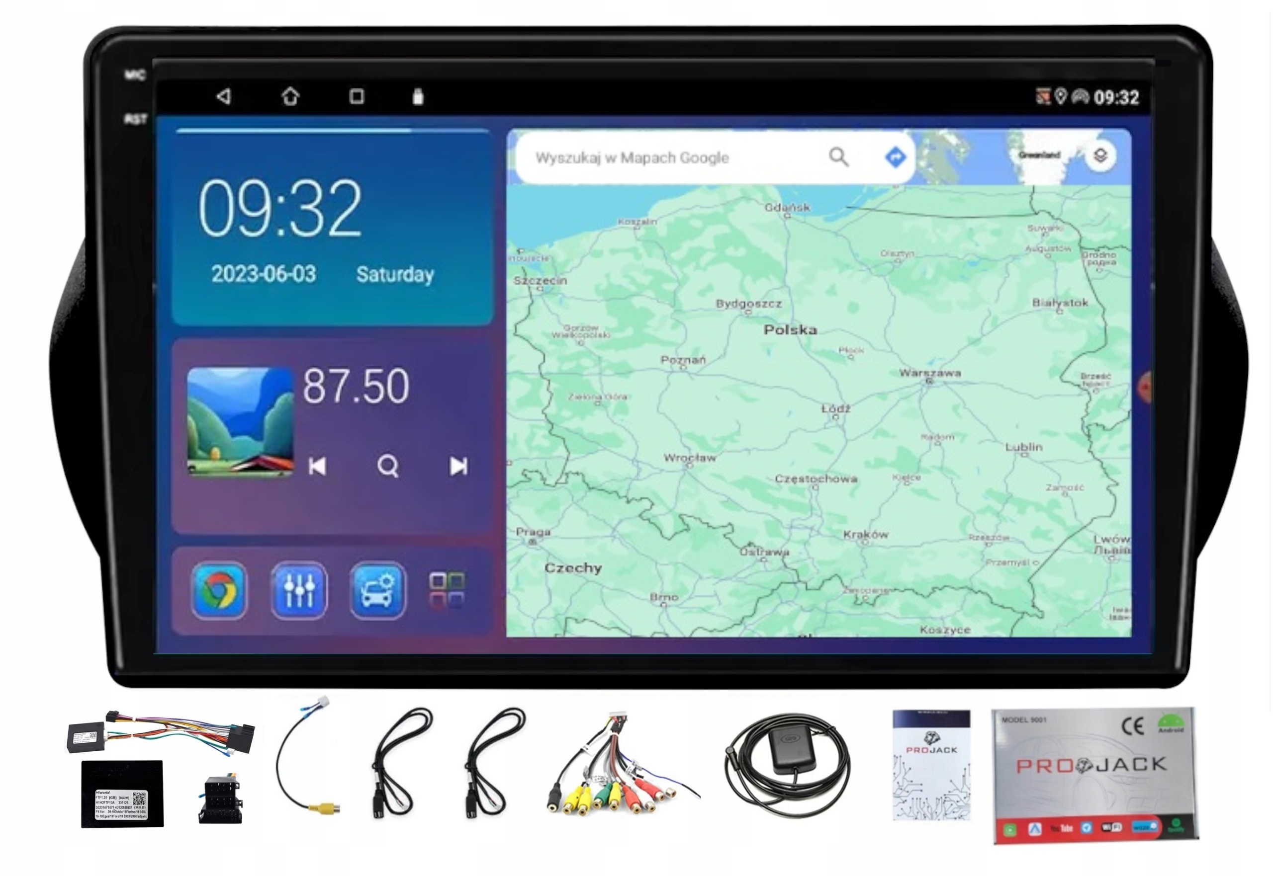 Navigační Rádio Gps Android Fiat Fiorino 2008-2017 Carplay Wifi 4GB 64GB